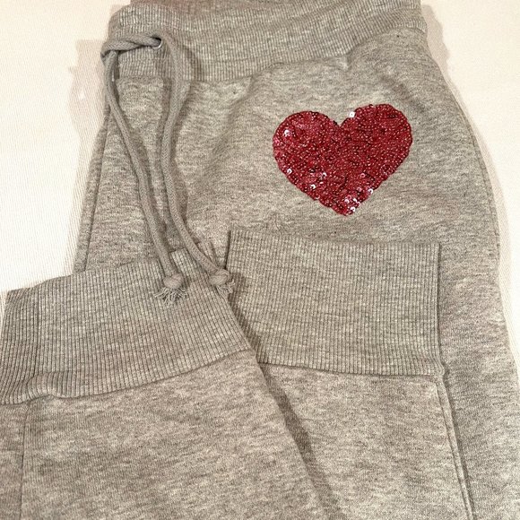 Charter Club Pants - Charter Club Drawstring Heart-Patch Jogger Pants.